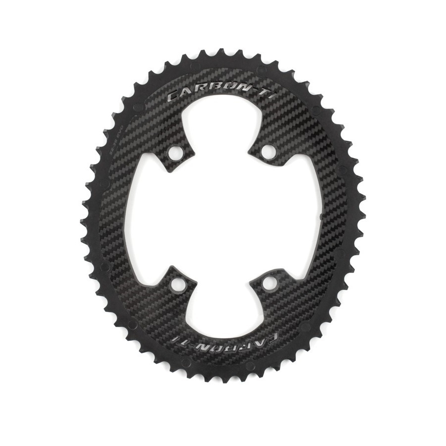Carbon-Ti X-CarboCam EVO BCD110x4 碳纖維公路車外齒片 (DA9200用)