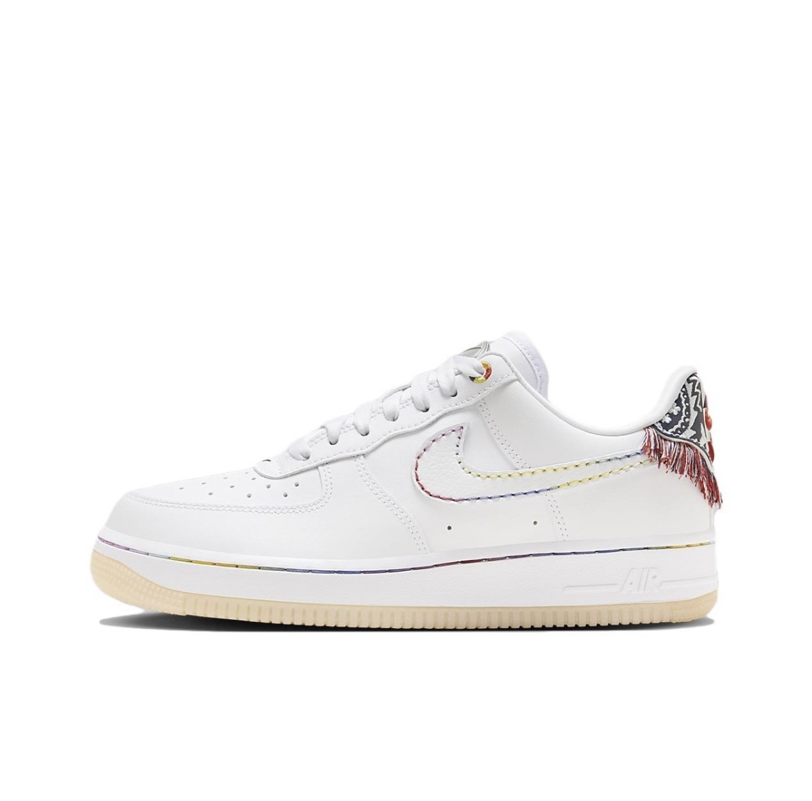 Nike Air Force 1 Low White Multi Patch 民族風 FN8918-111