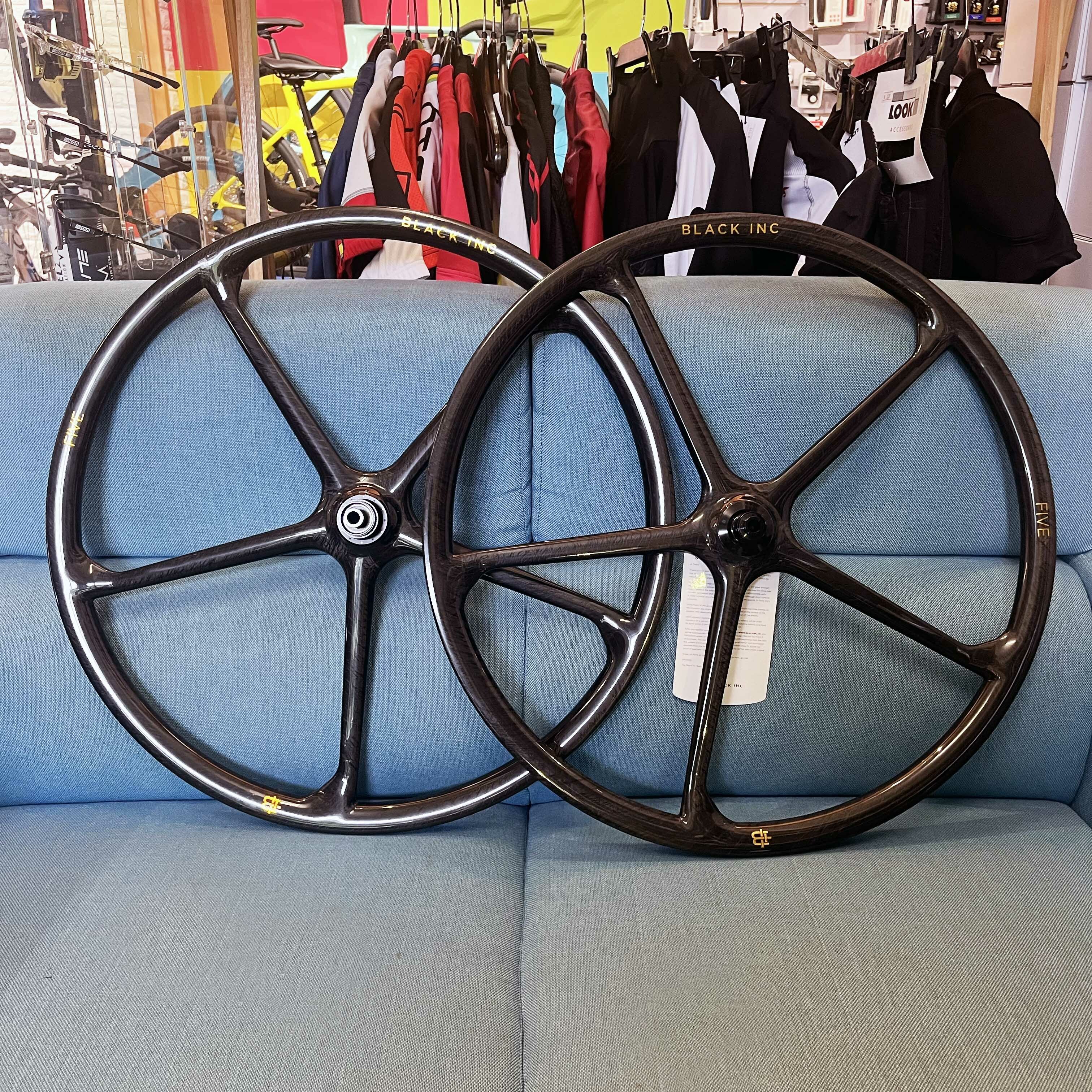 Black Inc FIVE 碳纖維公路車輪組 金色特別版