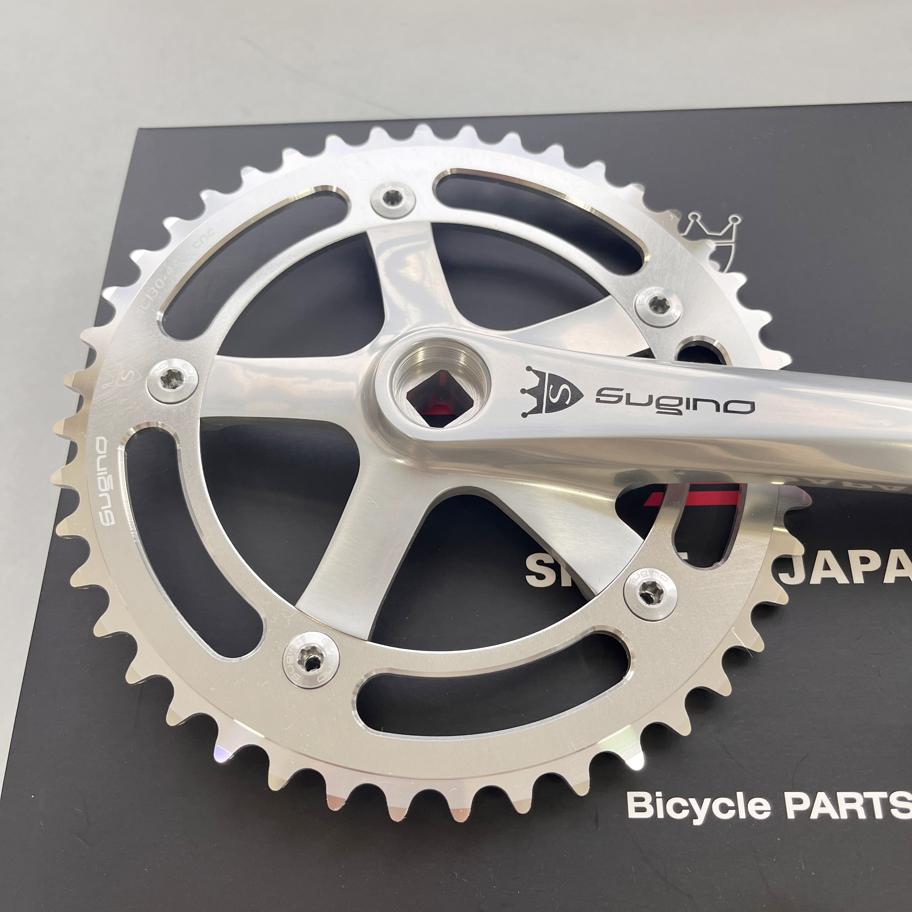 Sugino Urban Track Mighty Comp. BCD130 Single Crankset