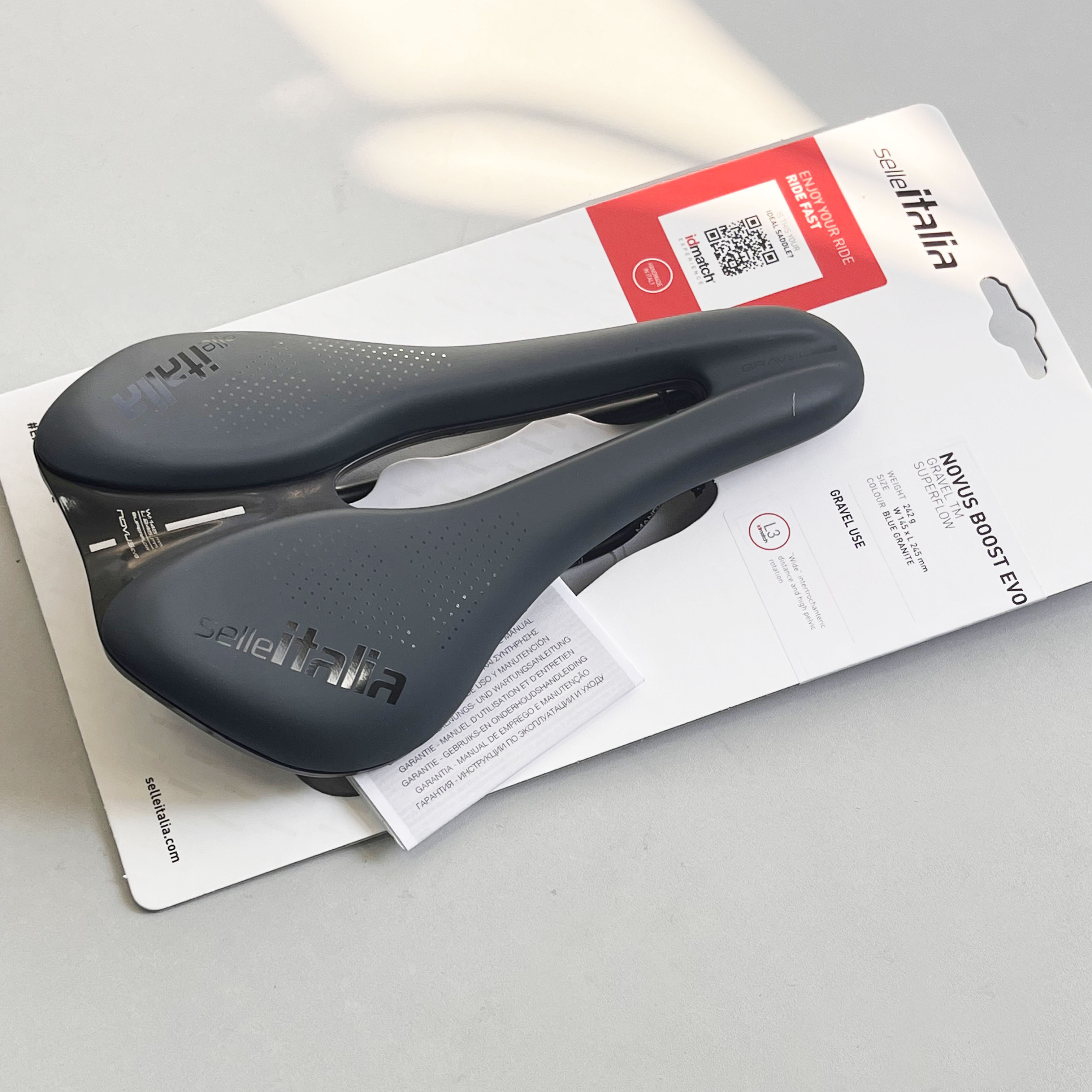 Selle Italia Novus Boost Evo Gravel TM Superflow 錳軌座墊