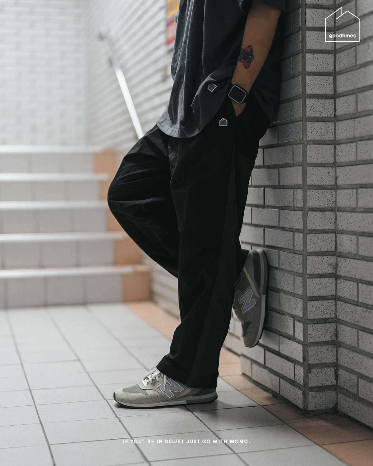 GOODTIMES Rocky Pants 拼接色塊長褲 2色