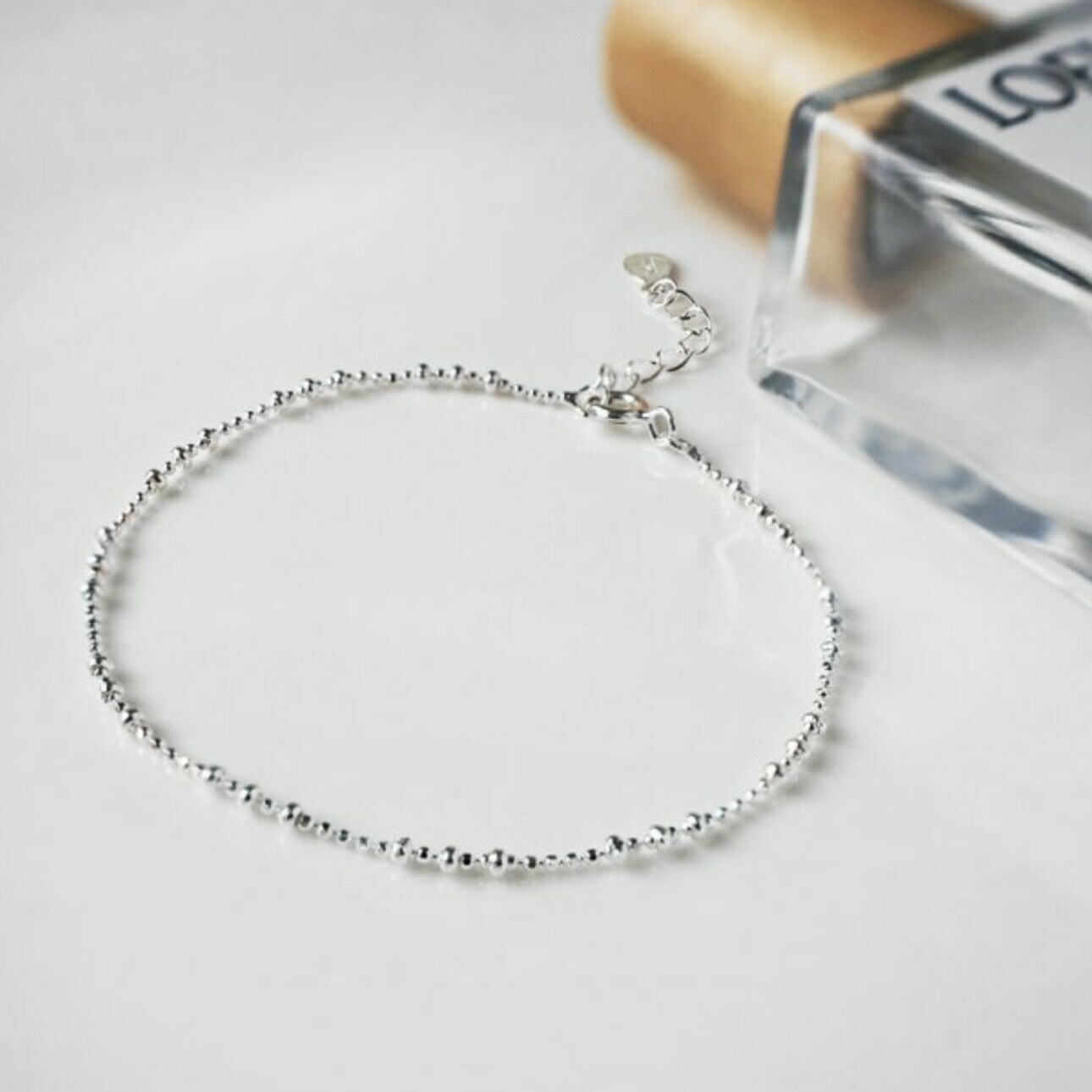 奪目．切面小圓珠疊搭手鍊