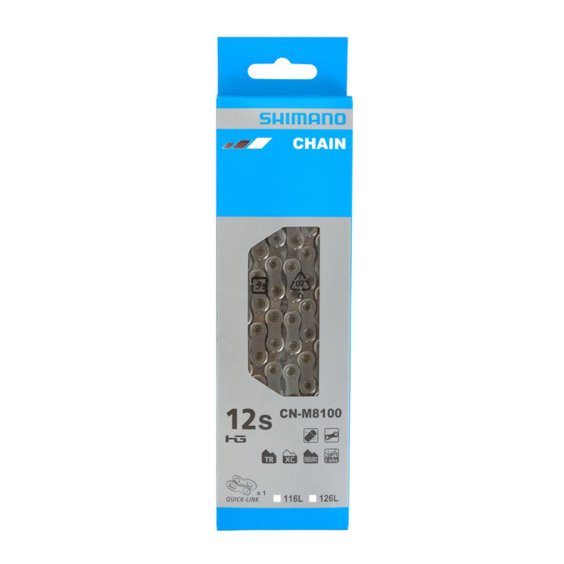 Shimano DEORE XT 12速山地車鏈條 #CN-M8100