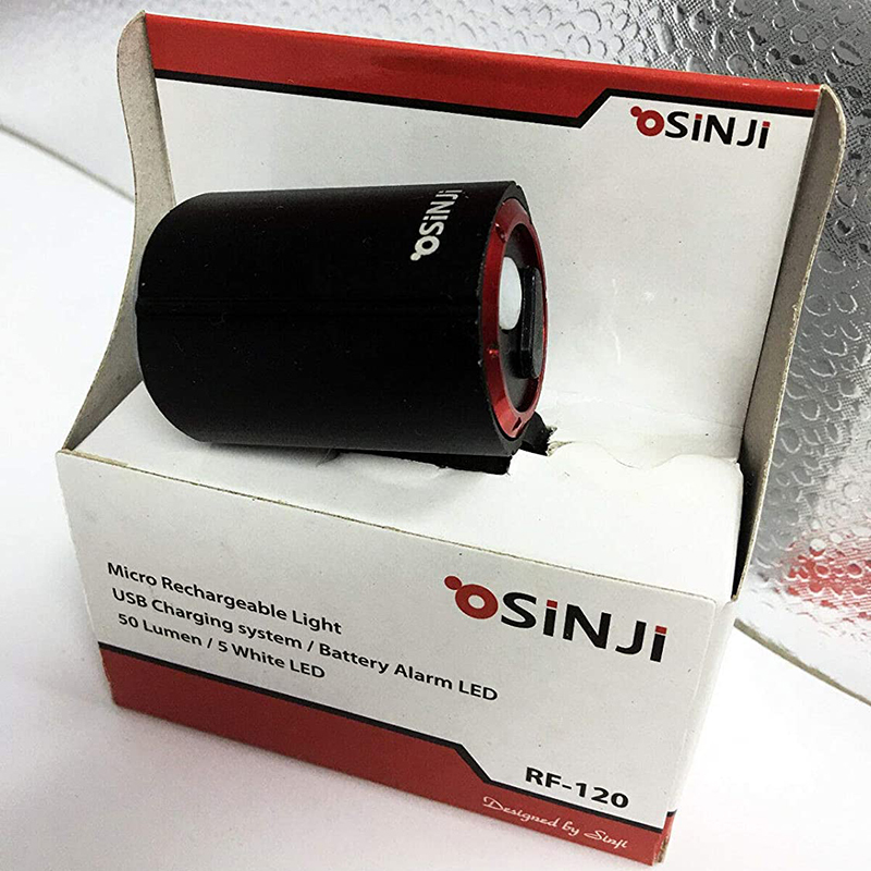 Sinji 可充電前大燈 MicroUSB插口 RF-120