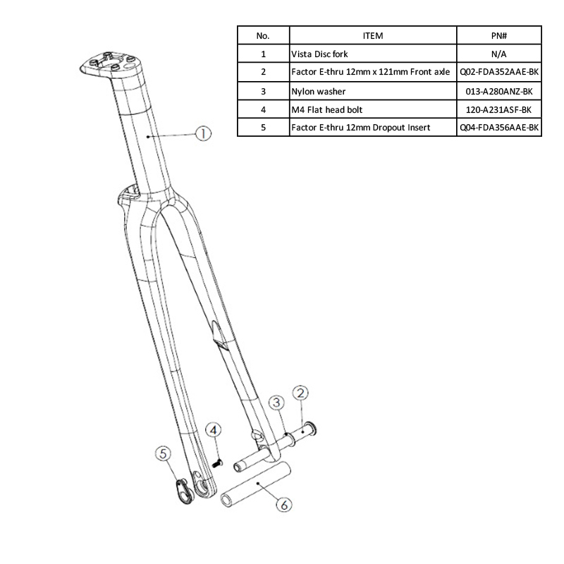 Factor Parts Nylon Washer (19-12)x1mm Black #013-A280ANZ-BK