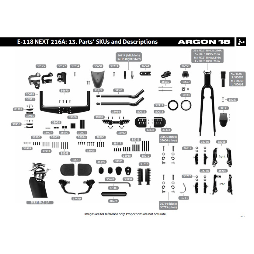 Argon18 Parts Rear Drop Out & Rear Derailleur Hanger #38175