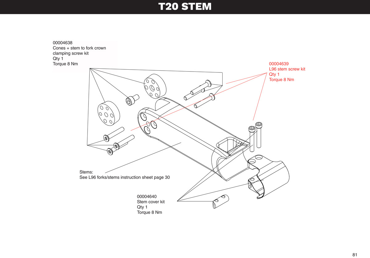 Look L96/R96/T20/895 場地把立