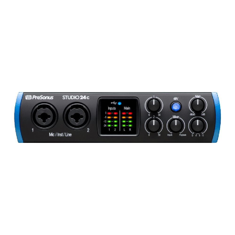 PreSonus PreSonus / Studio 24c 2in/2out USB-C 錄音介面 第 3 張圖片｜三峽錄音 / 音響