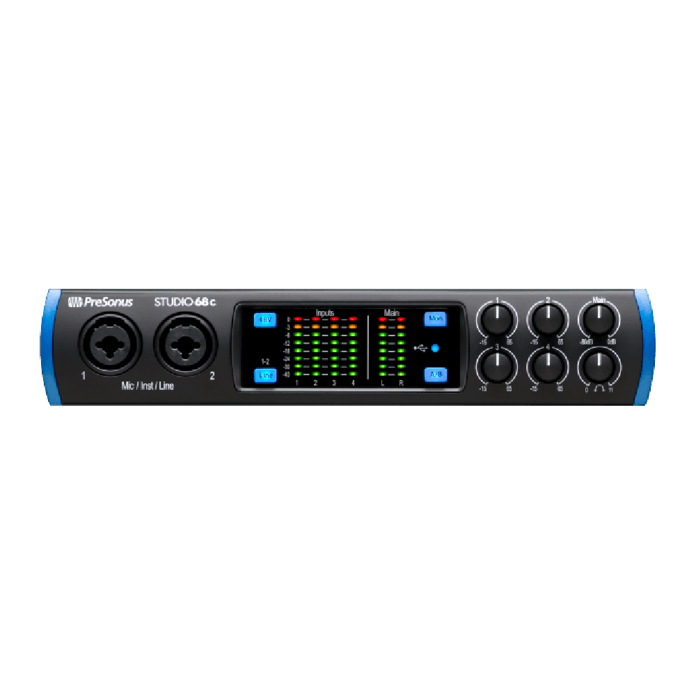 PreSonus PreSonus / Studio 68c 6in / 6out USB-C錄音介面(iOS可用) 第 3 張圖片｜三峽錄音 / 音響
