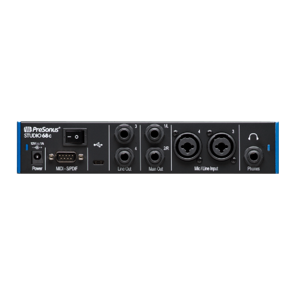 PreSonus PreSonus / Studio 68c 6in / 6out USB-C錄音介面(iOS可用) 第 4 張圖片｜三峽錄音 / 音響