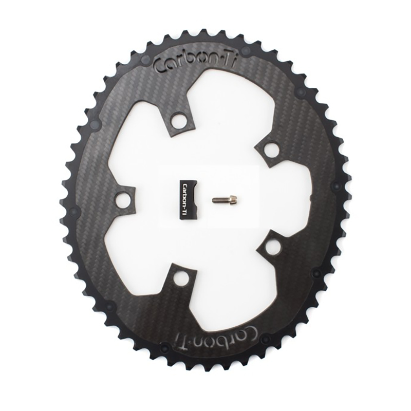 Carbon-Ti X-CarboCam BCD110x5 碳纖維公路車橢圓外齒片
