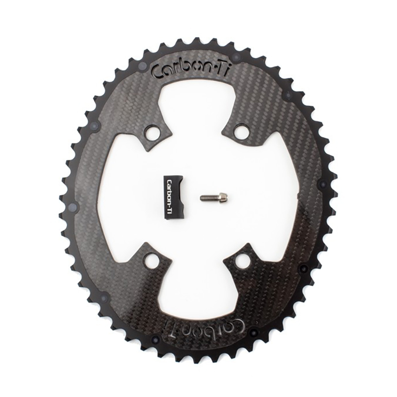 Carbon-Ti X-CarboCam BCD110x4 碳纖維公路車橢圓外齒片