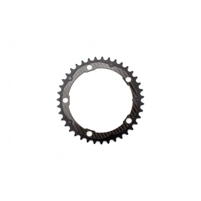 Carbon-Ti X-CarboRing BCD130x5 碳纖維公路車齒片