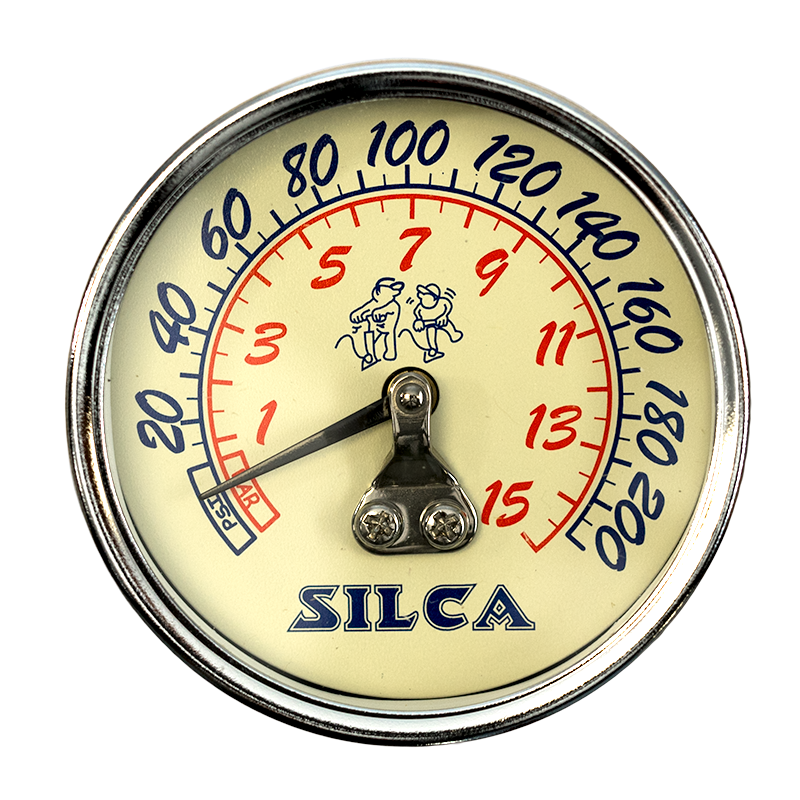 Silca 210psi Replacement Gauge #AM-PU-SPA-COM-005