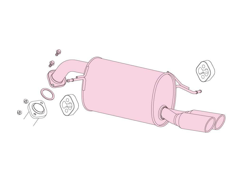 FUJITSUBO A-S 排氣管 MAZDA2 DE 2007-2015