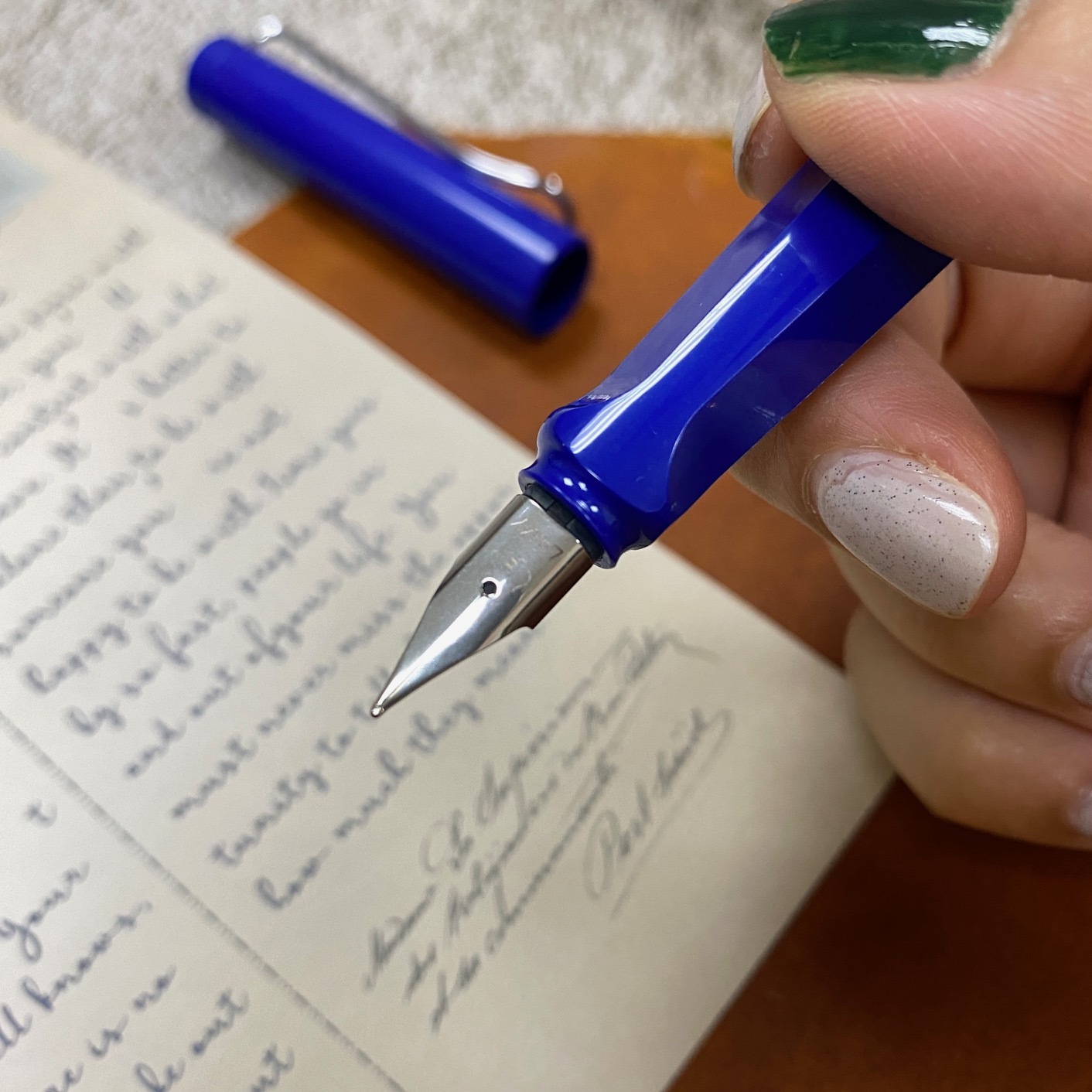 LAMY Safari 狩獵鋼筆_藍色F尖