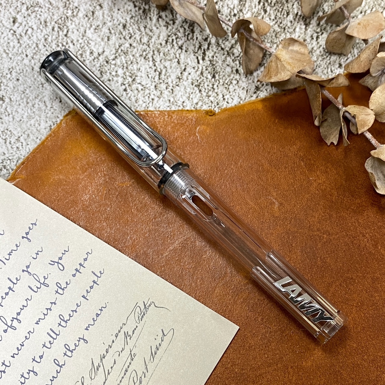 LAMY Safari 狩獵鋼筆_透明F尖