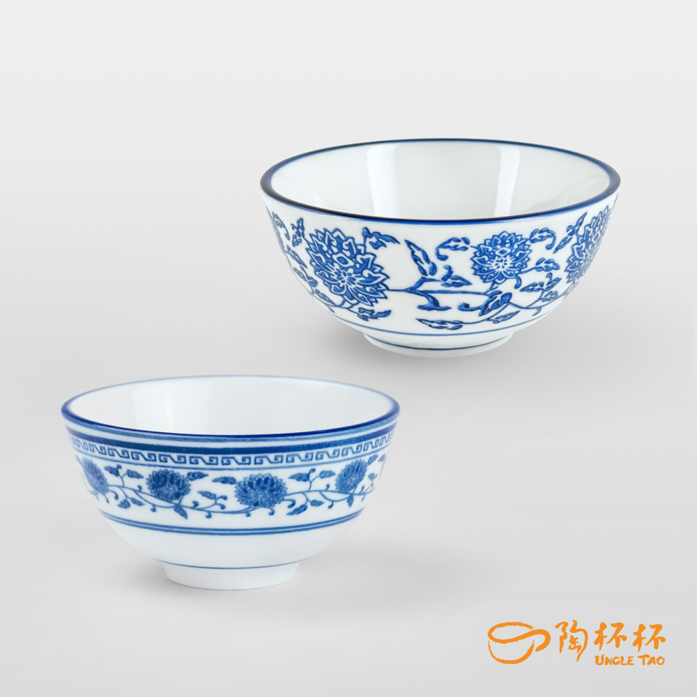 青花瓷 直口碗 10/11.5cm AS03-26-10 【陶杯杯瓷器】