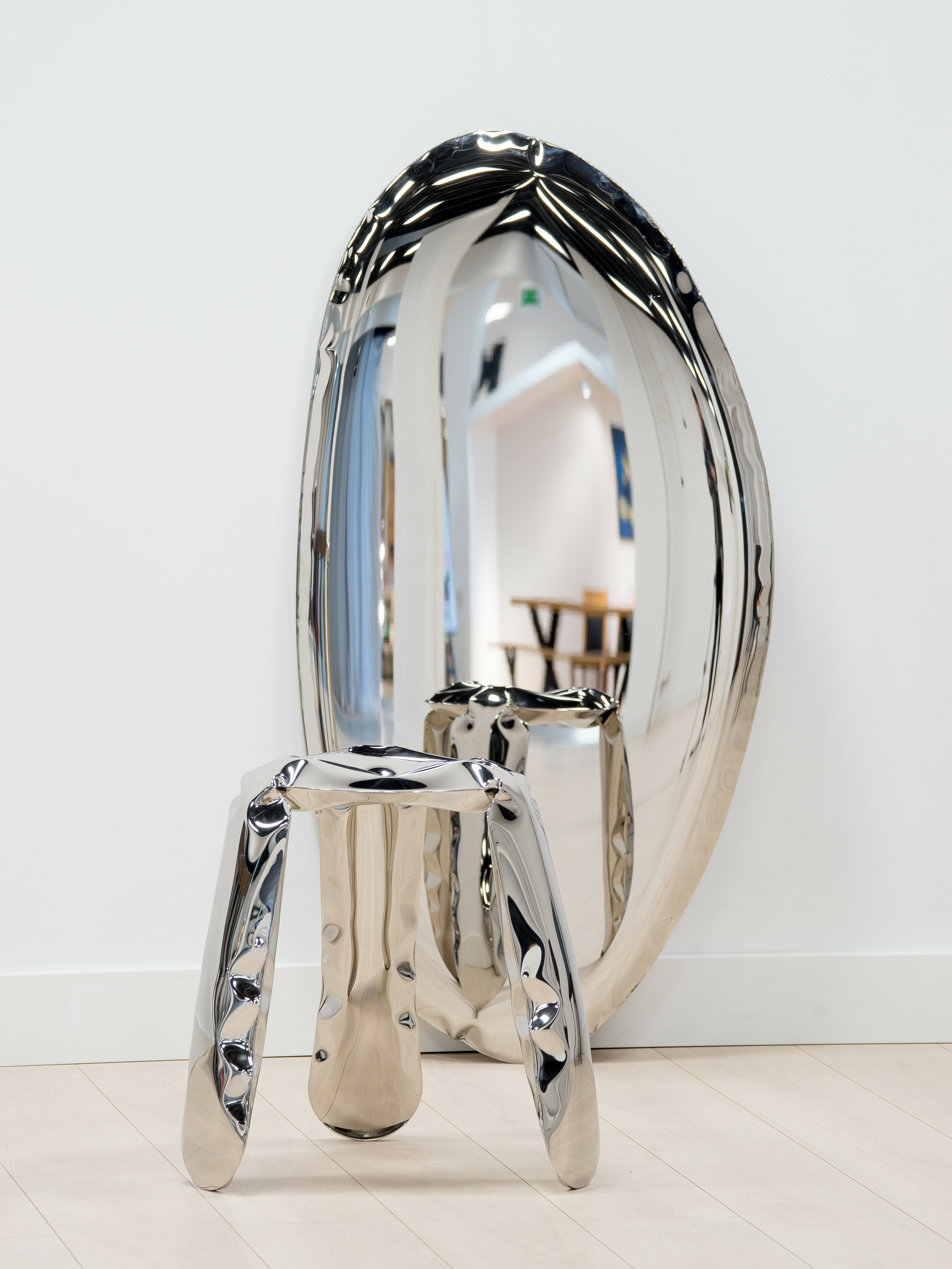 取付無料！ジータ zieta PLOPP スイス ステンレススツール✨