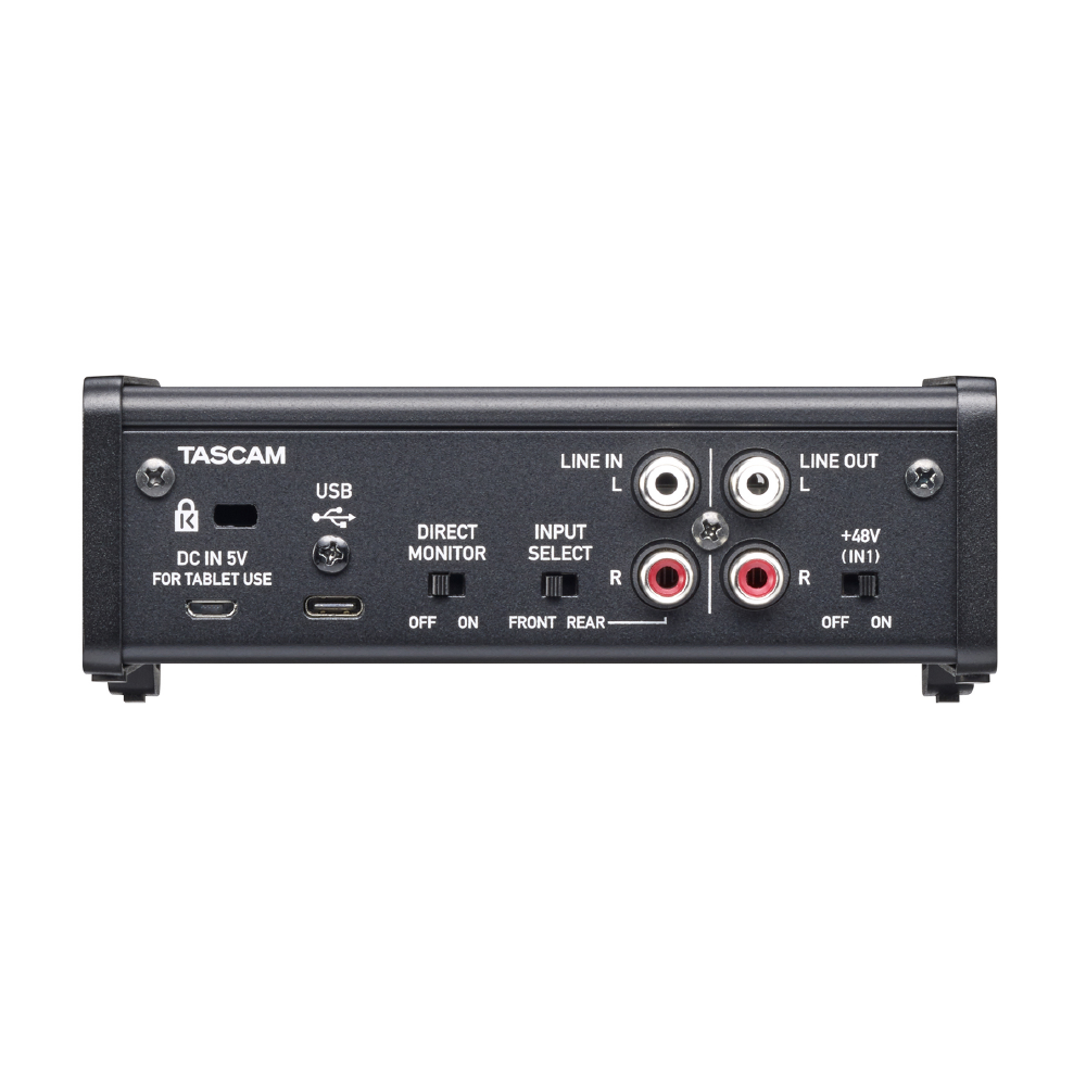 Tascam Tascam / US-1x2 HR 2in / 2out USB-C錄音介面(iOS可用) 第 3 張圖片｜三峽錄音 / 音響