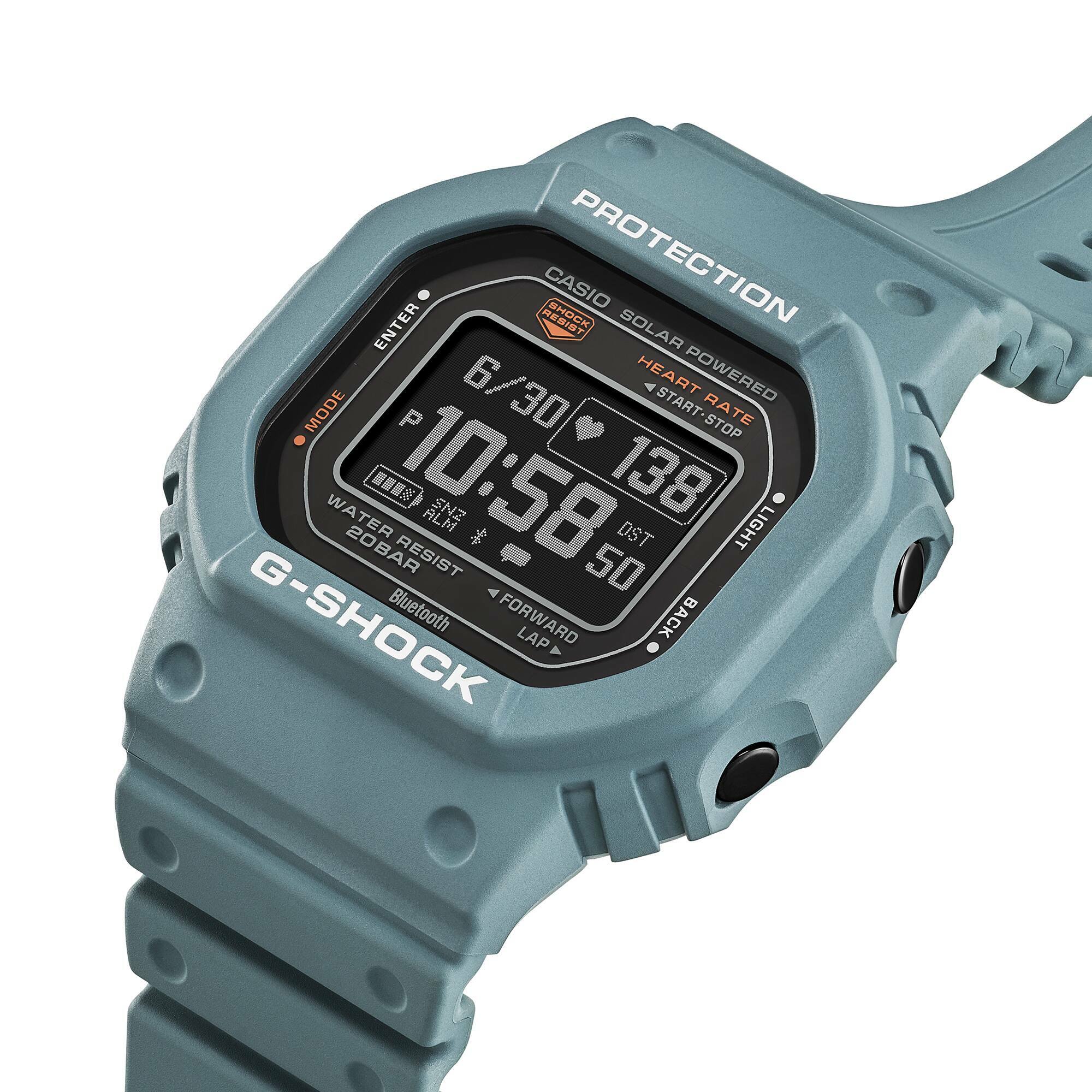 萬年鐘錶 - G-SHOCK   太陽能藍芽防震電子錶  DW-H5600-2  錶徑 : 51 MM