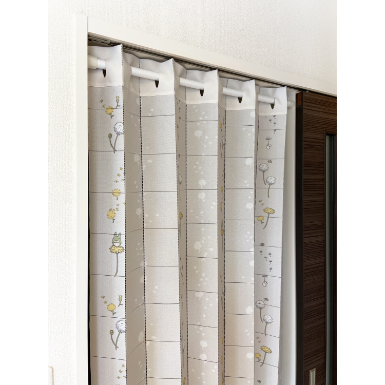 23134 吉卜力龍貓多用途風琴簾 蒲公英 灰色 #CM23A-98329