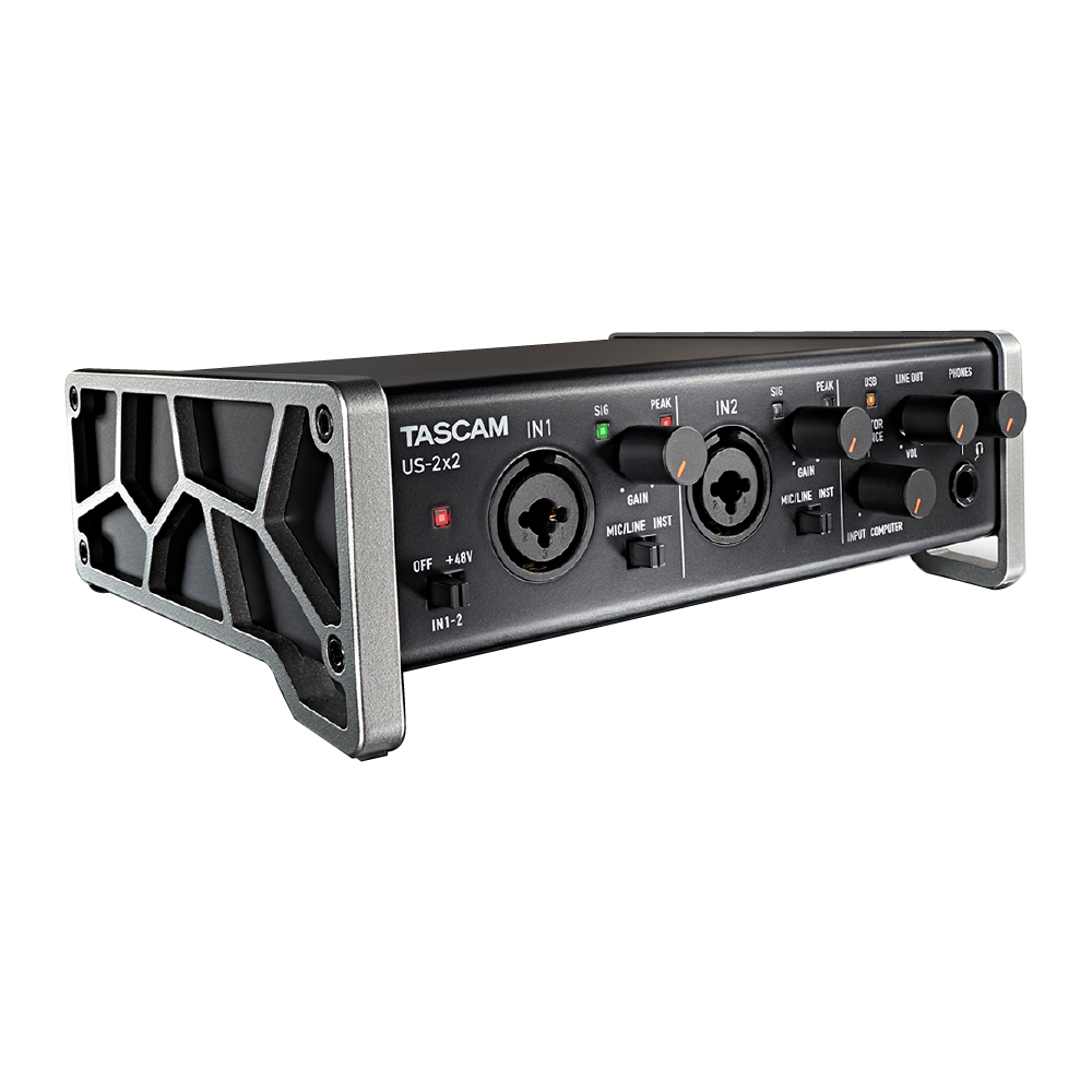 Tascam Tascam / US-2x2TP USB錄音介面套組(含麥克風、耳機) 第 3 張圖片｜三峽麥克風