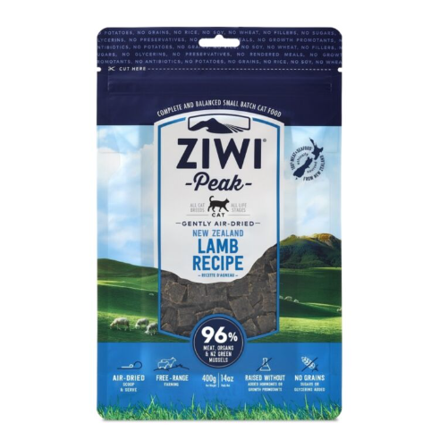 ZIWI® Peak Air-Dried Lamb Recipe for Cats．400g/1kg