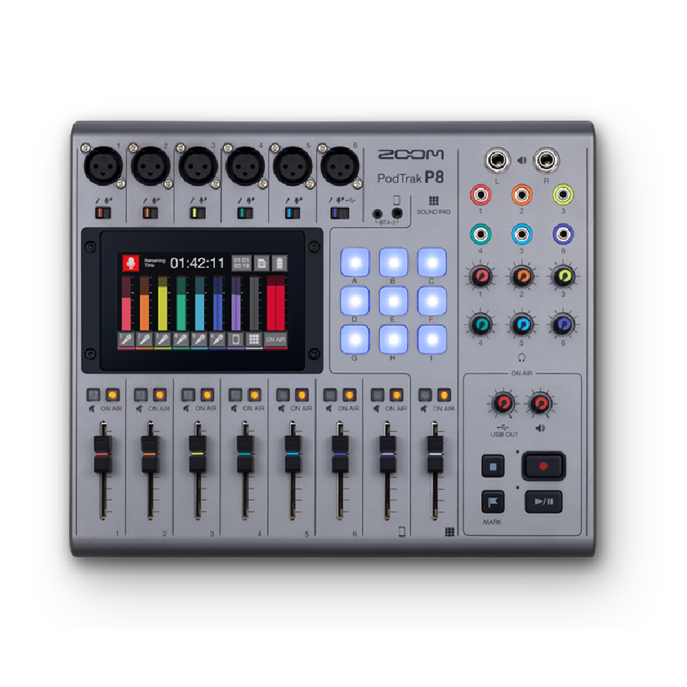 Zoom Zoom / Podtrak P8 桌上型錄音/混音機 — 三峽錄音 / 音響｜YA! 玩音樂