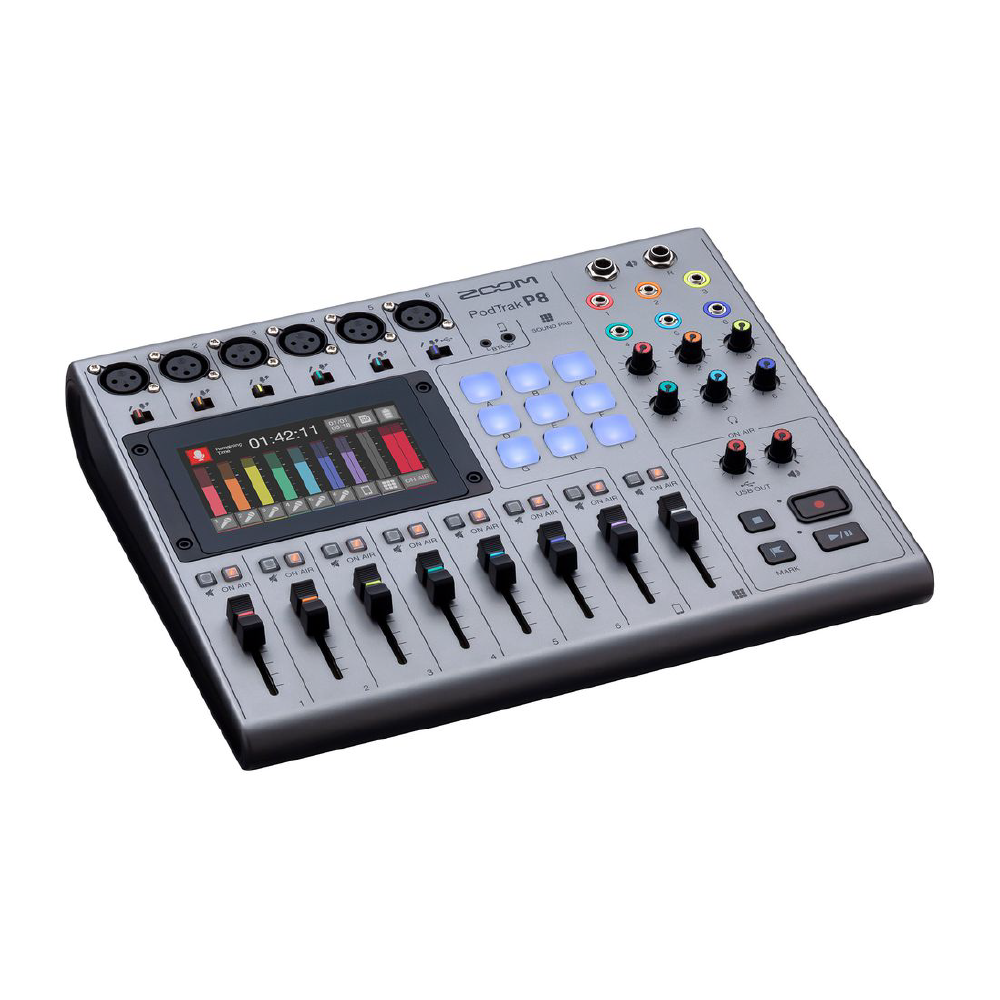 Zoom Zoom / Podtrak P8 桌上型錄音/混音機 第 2 張圖片｜三峽錄音 / 音響