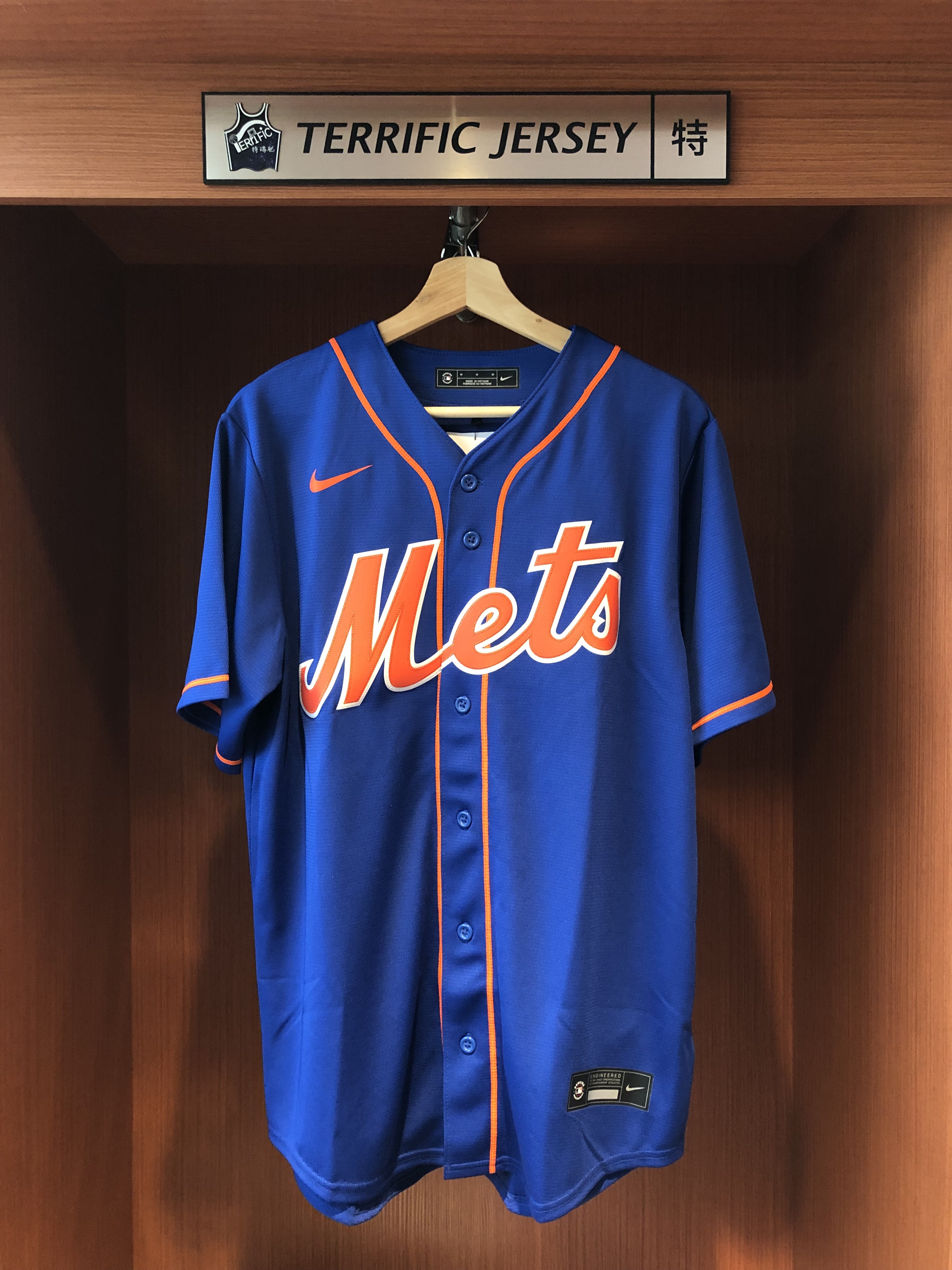MLB球衣 Justin Verlander 紐約大都會藍 Nike Replica Player Name Jersey 球迷版 熱轉印 全新