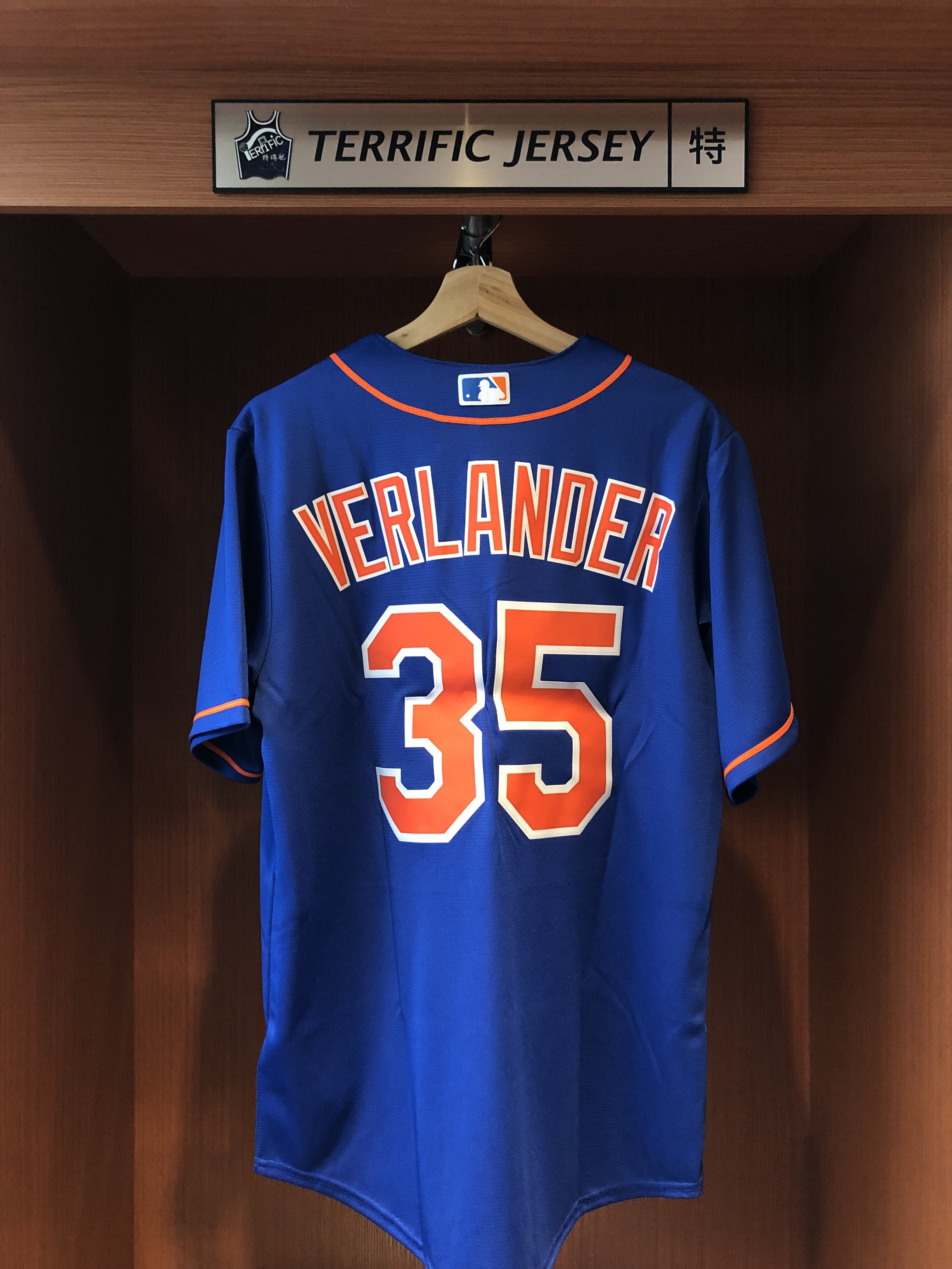 MLB球衣 Justin Verlander 紐約大都會藍 Nike Replica Player Name Jersey 球迷版 熱轉印 全新