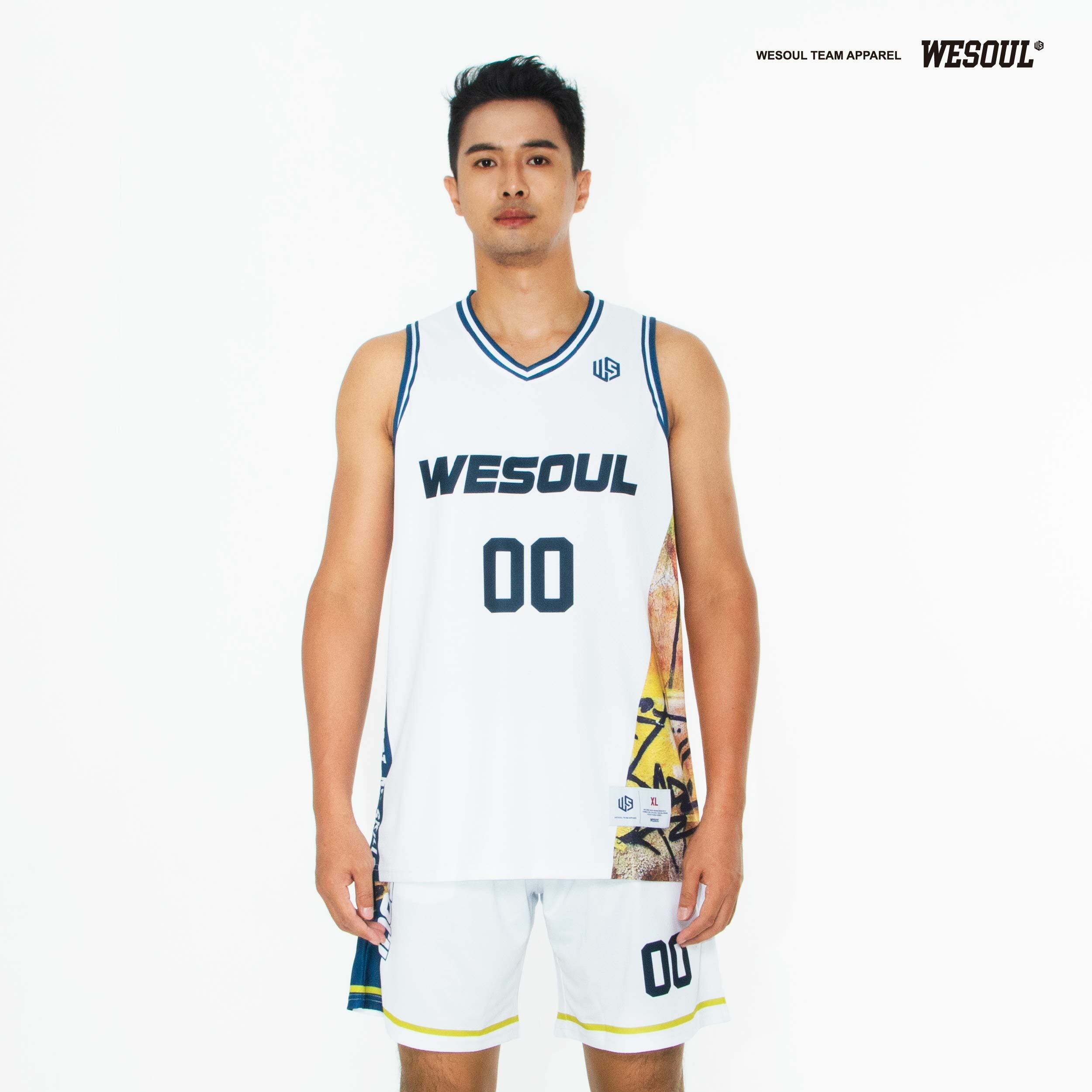 【WESOUL】WS23J004 全客製籃球服 / 客製隊名，隊徽，號碼不加價 / 球衣