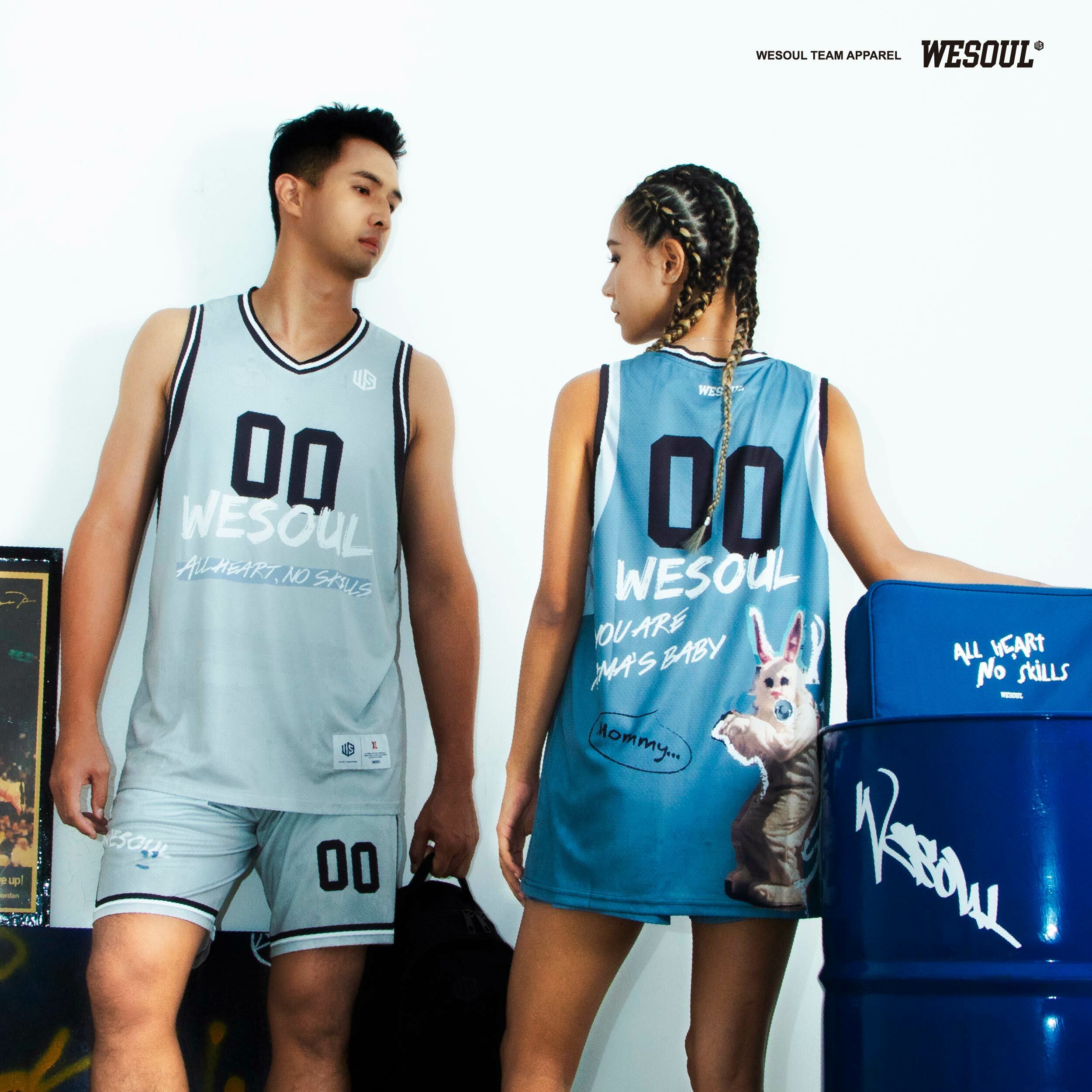 【WESOUL】WS23J005 全客製籃球服 / 客製隊名，隊徽，號碼不加價 / 球衣