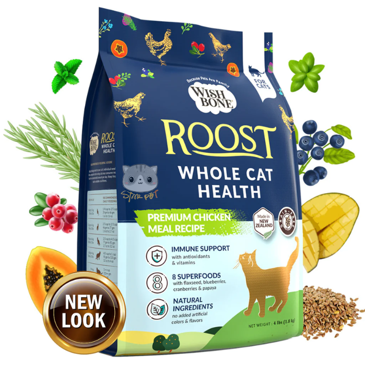Wishbone ROOST cat food 10lb