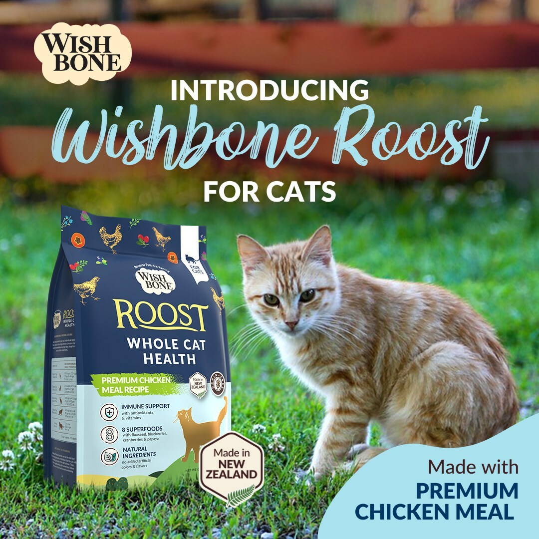 Wishbone ROOST cat food 10lb