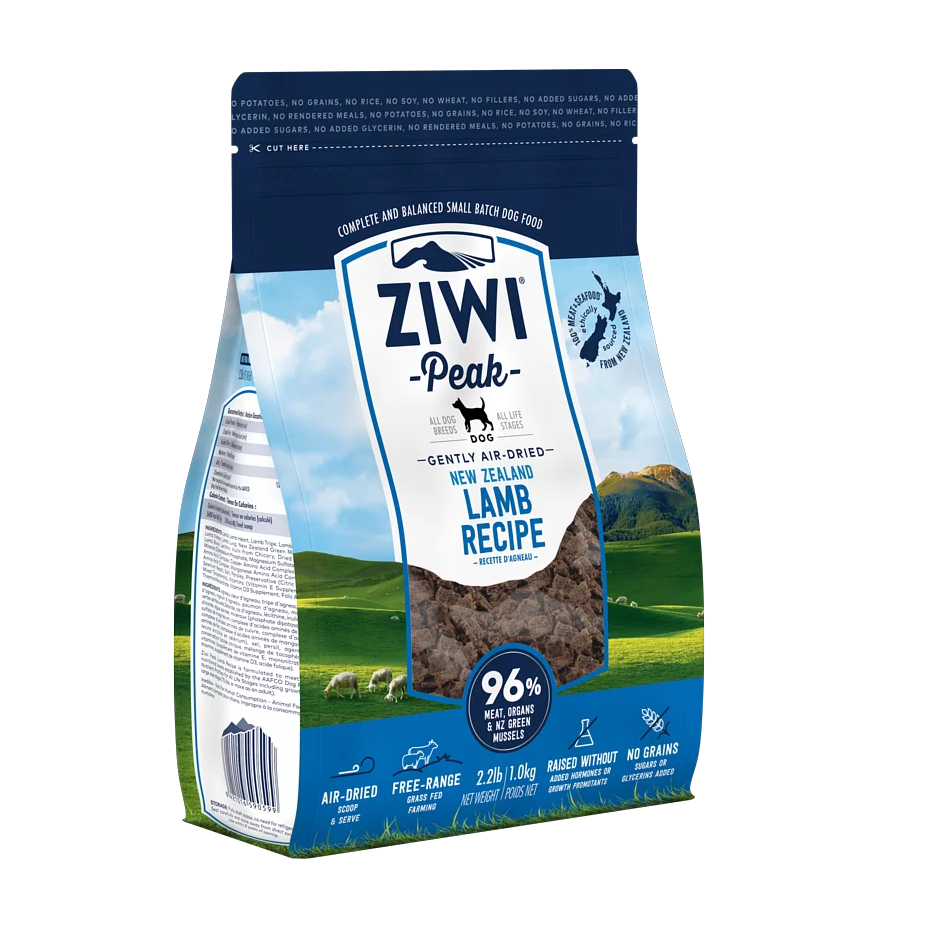 Ziwi Peak Air-Dried Recipe For Dogs - Lame．454g/1kg/2.5kg/4kg