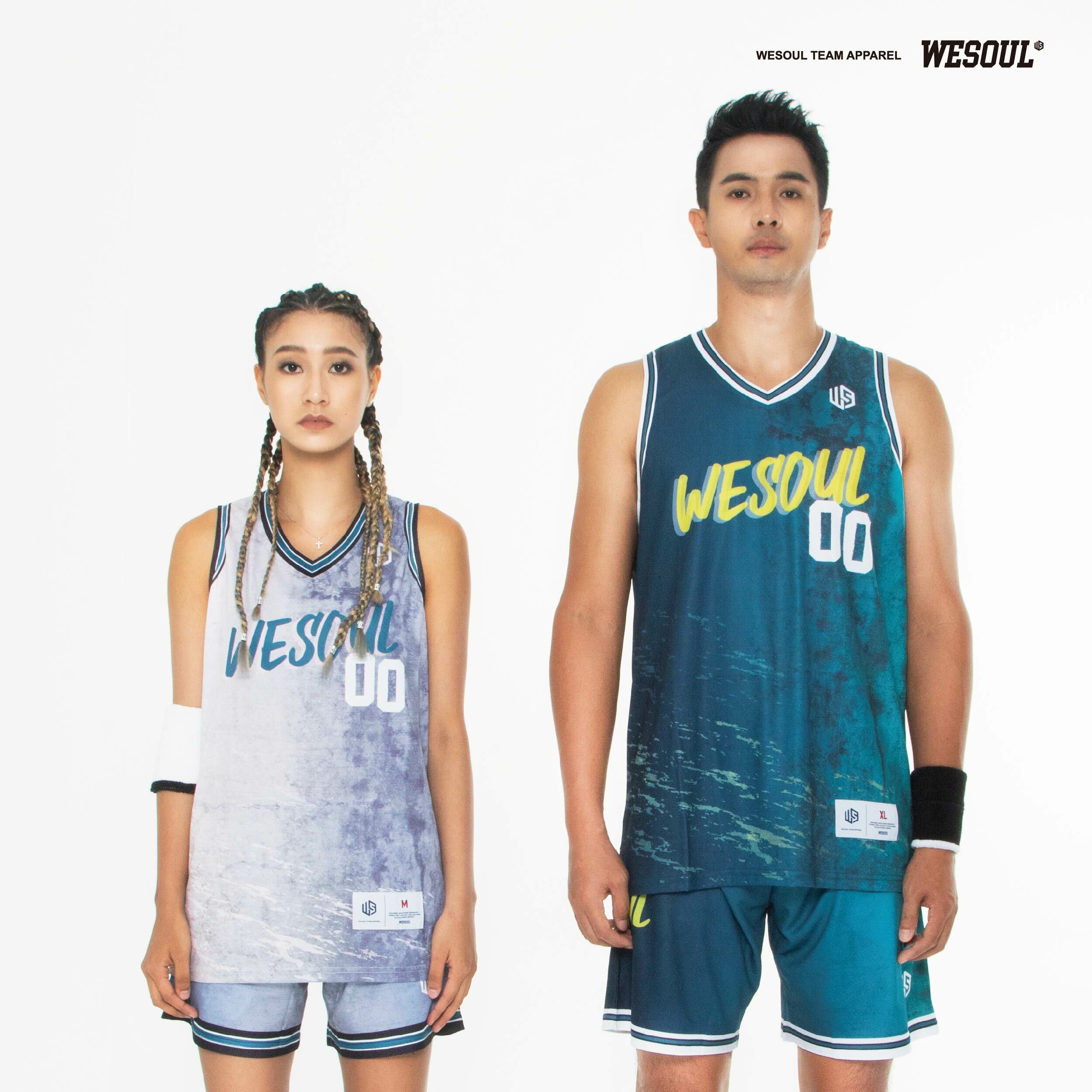 【WESOUL】WS23J007 全客製籃球服 / 客製隊名，隊徽，號碼不加價 / 球衣