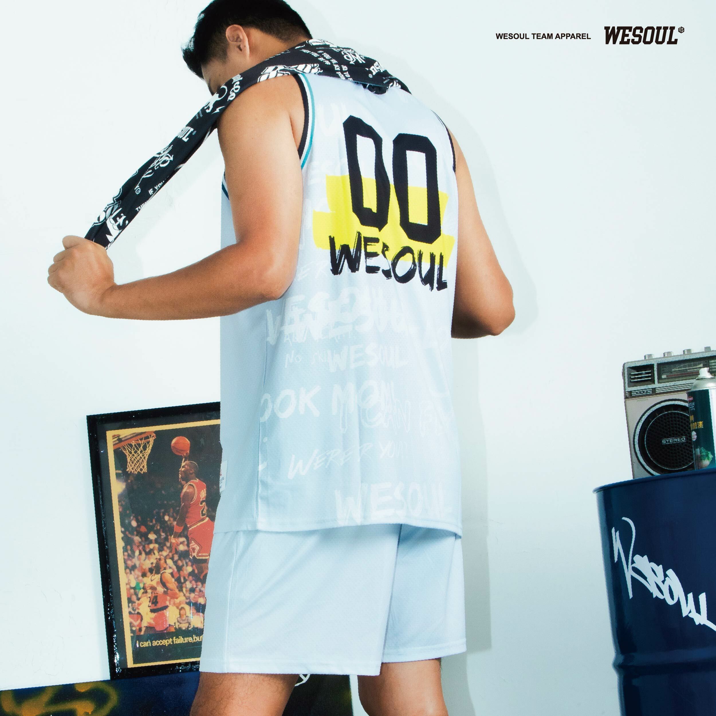 【WESOUL】WS23J009 全客製籃球服 / 客製隊名，隊徽，號碼不加價 / 球衣