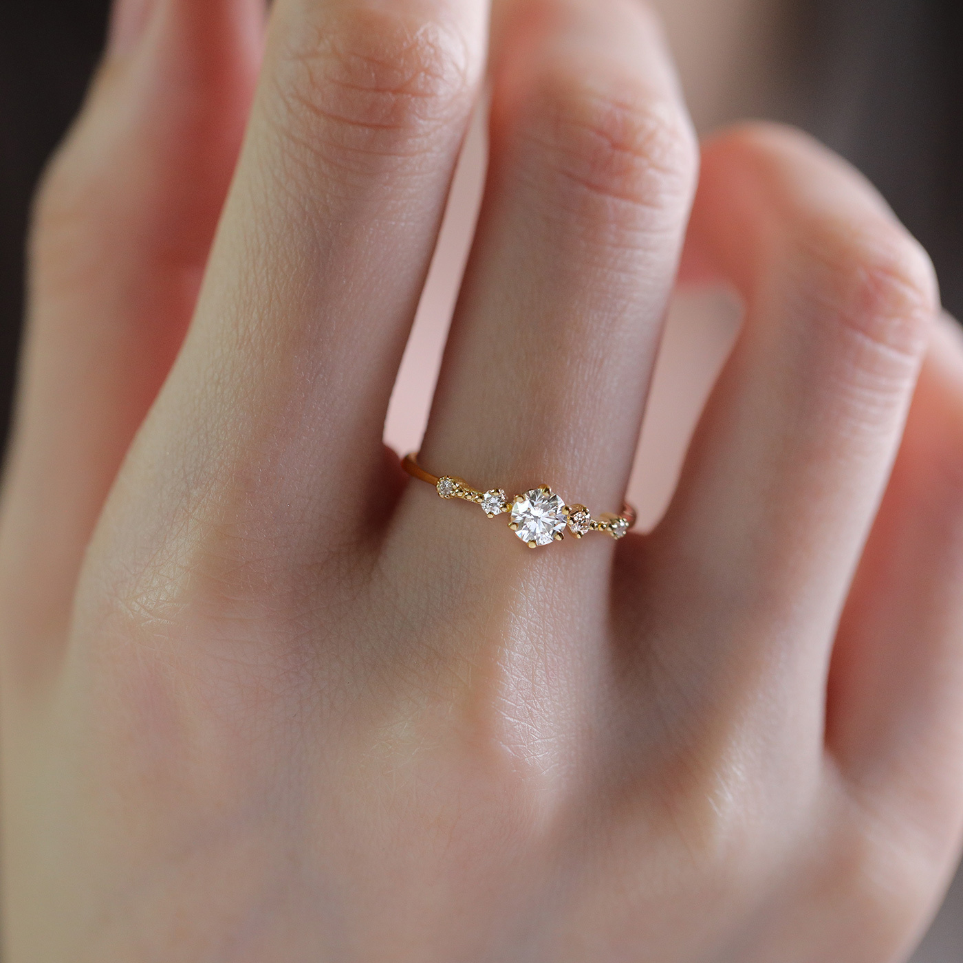 星心軌跡 — GIA30分鑽石戒指