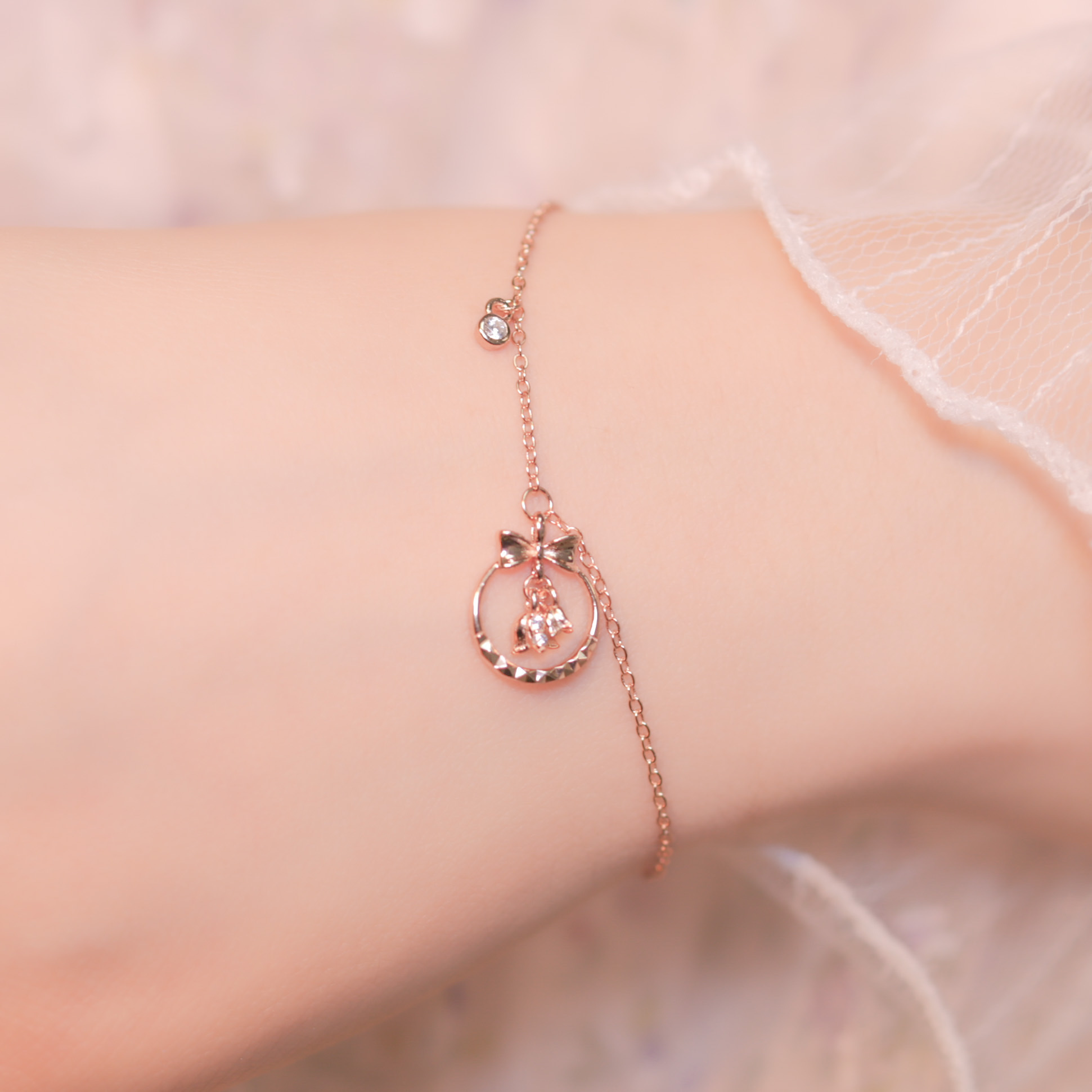 | 925銀・白金 · 玫瑰金| 日常小燦爛手鏈（銀/玫瑰金）| BR0839 |