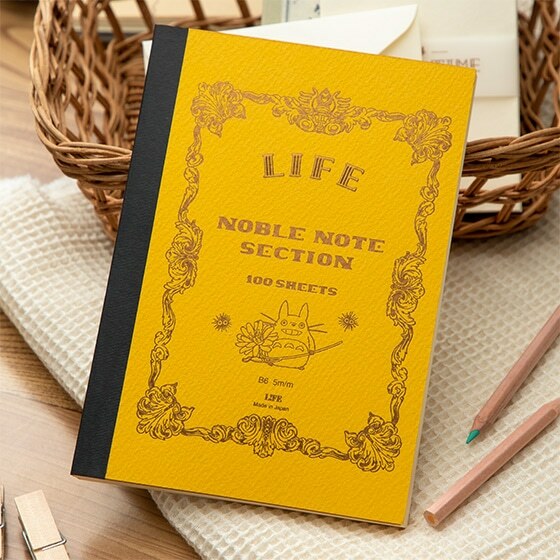 LIFE NOBLE NOTE燙金記事本 龍貓