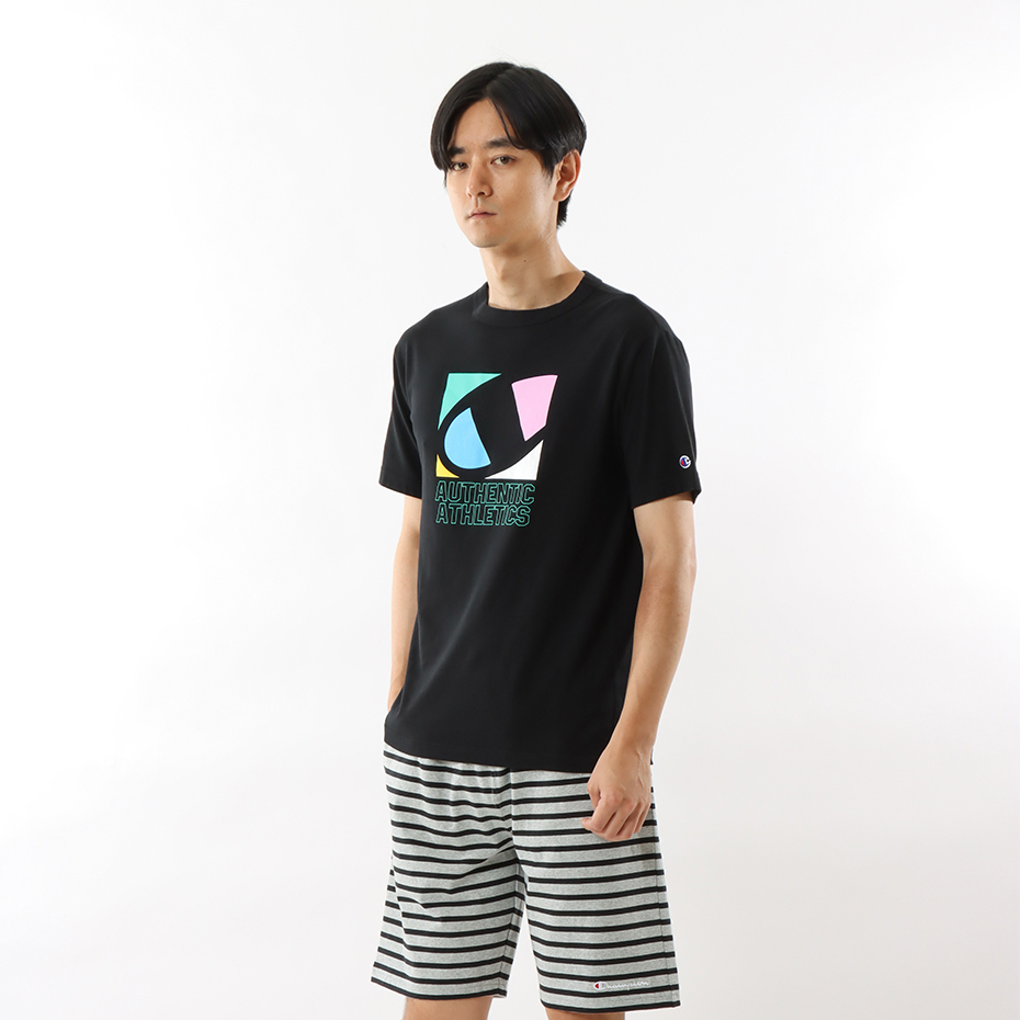 男款-BASIC百搭休閒LOGO短袖TEE-黑色 （C3-X341-090）