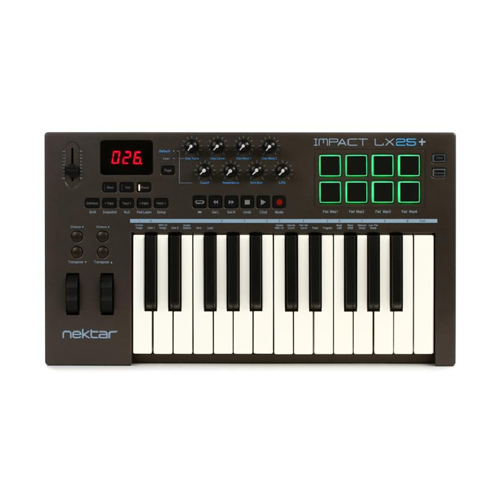 Nektar Nektar / LX25+ 25鍵MIDI鍵盤 — 三峽鍵盤 / 鋼琴｜YA! 玩音樂