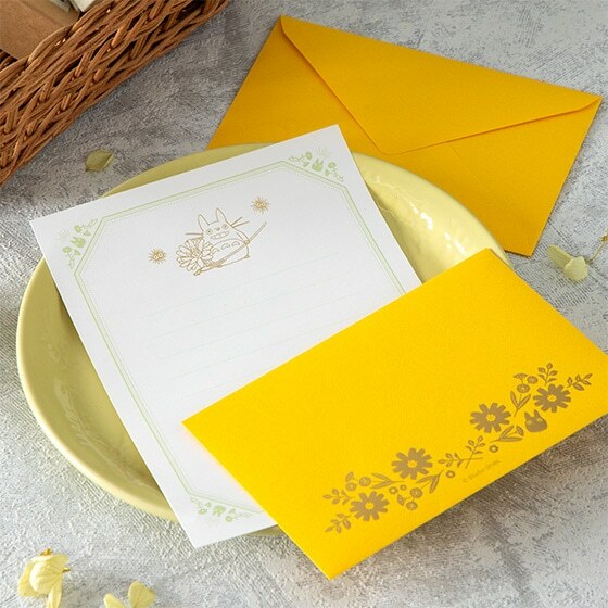 燙金信封信紙組 龍貓