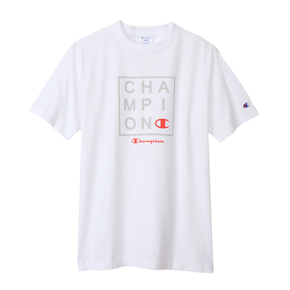 男款-BASIC百搭休閒印花字體短袖TEE-白色（ C3-X342-010）