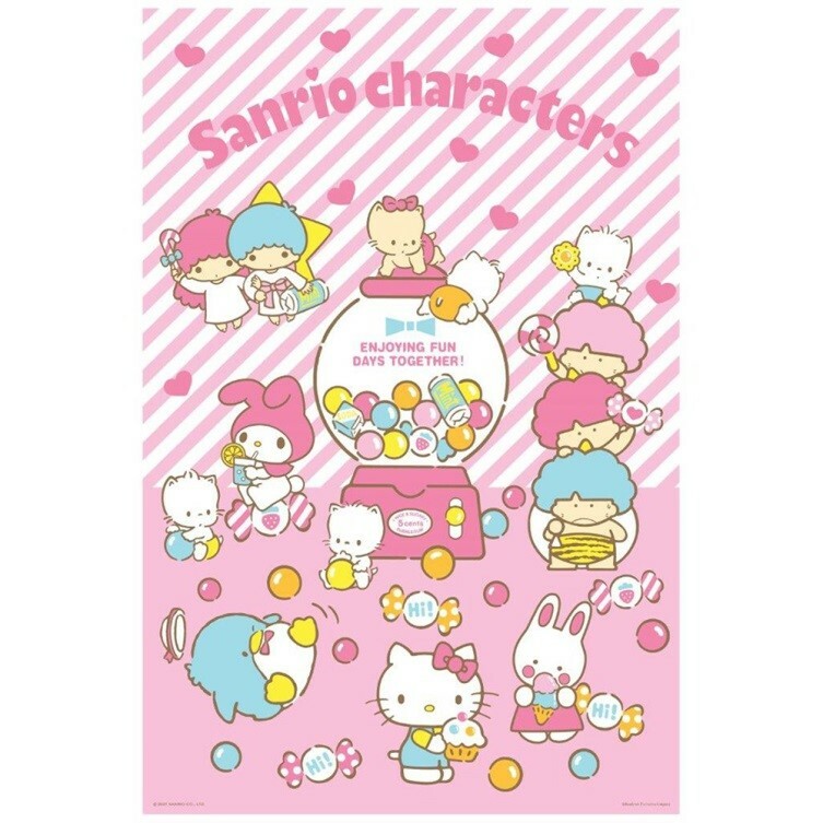 士林總會｜Sanrio characters歡樂扭蛋機拼圖1000片(三麗鷗)