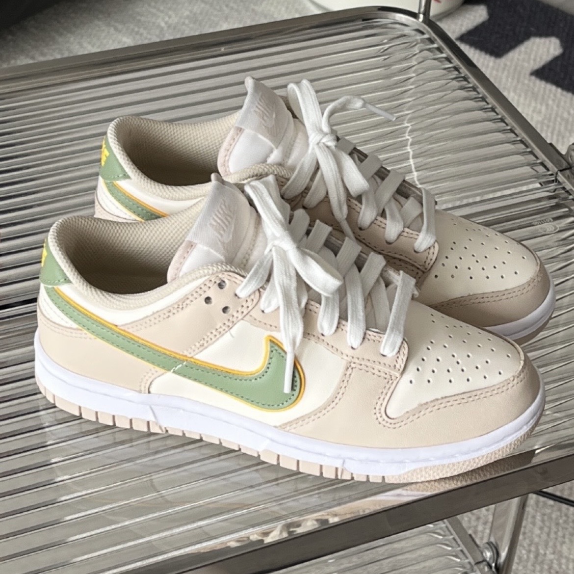 Nike Dunk Low 奶茶綠勾 雙色勾 綠褐 FQ6869-131