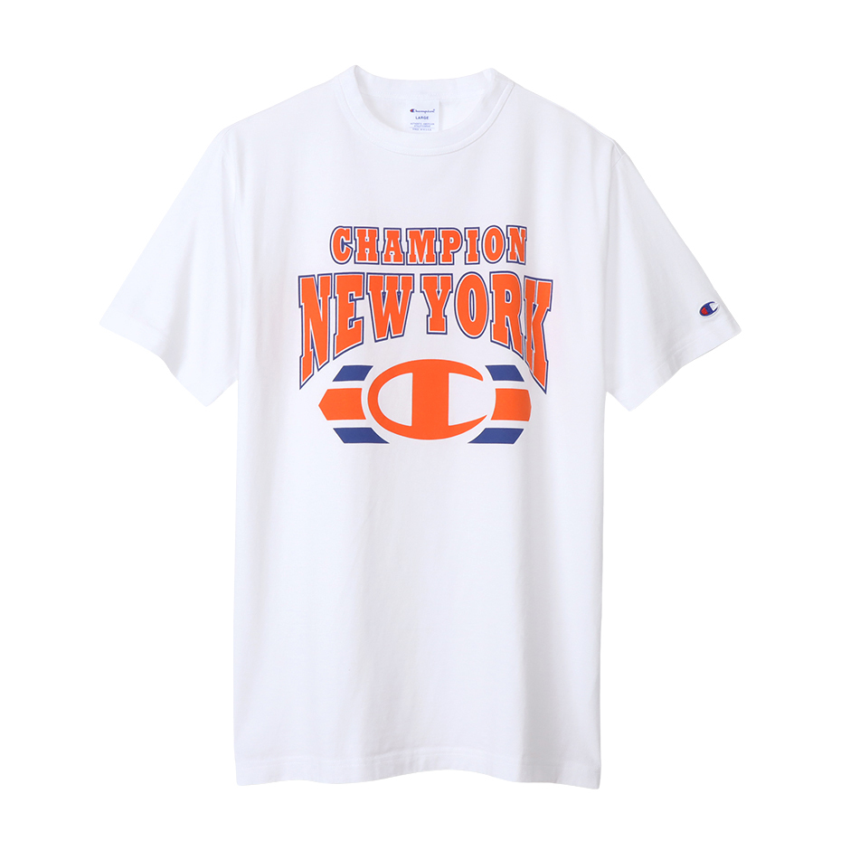 男款-BASIC百搭美式校園印花短袖TEE-白色（C3-X347-010）